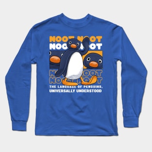 Noot Noot Penguin Meme Long Sleeve T-Shirt